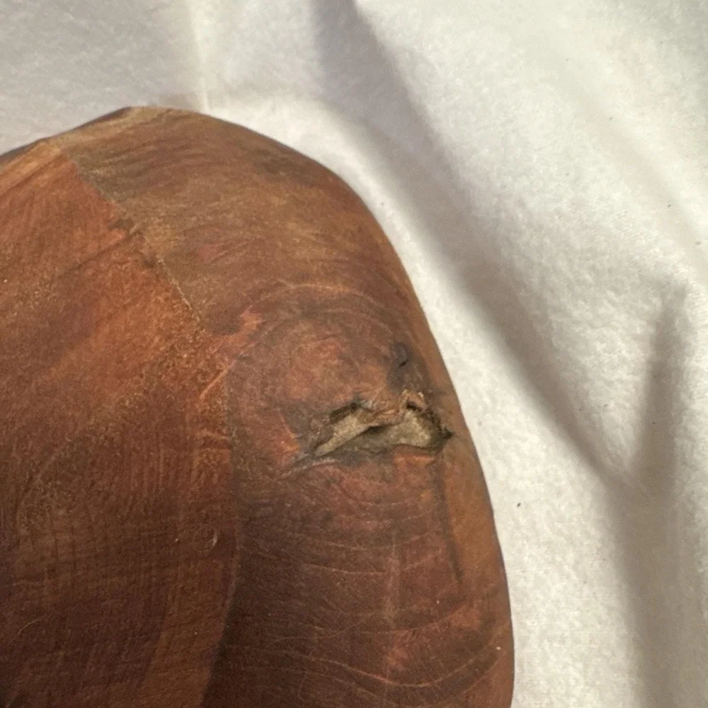 Handmade Natural Edge Solid Wood Bowl 12